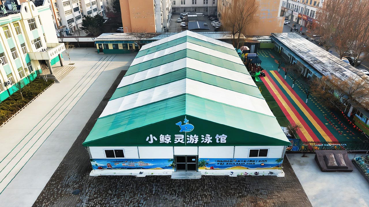 建体育馆不用重土建｜装配式篷房省时省钱！封面